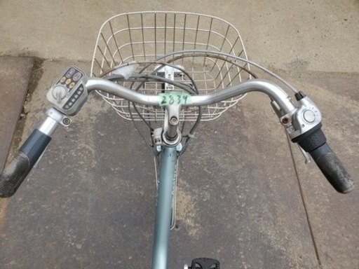 2839番 電動自転車 2039パナソニック3人乗り対応20インチ子供乗せ電動