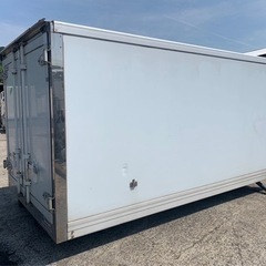 No.782 保冷バン 2ｔ 車  アルミ 箱 バイク 倉庫 トラック コンテナ 米 保管庫 物置 DIY