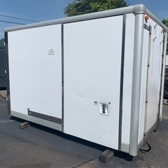 No.791 保冷バン 2ｔ 車  アルミ 箱 バイク 倉庫 トラック コンテナ 米 保管庫 物置 DIY