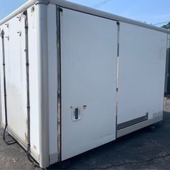 No.791 保冷バン 2ｔ 車  アルミ 箱 バイク 倉庫 トラック コンテナ 米 保管庫 物置 DIY