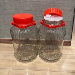 果実酒瓶　5L 2つセット　東洋佐々木ガラス