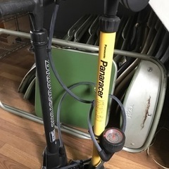 自転車　空気入れ２本セット　中古品　取引き中