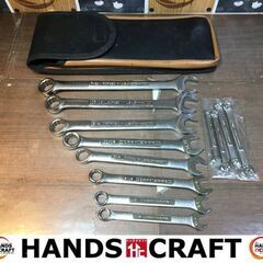 クラットマン コンビネーションレンチ18本+おまけ4本 ケース有 中古品