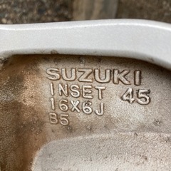 スズキ純正アルミホイルタイヤ