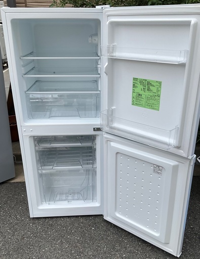 RKGRE-168】特価！アイリスオーヤマ/142L 2ドア冷凍冷蔵庫/IRSD-14A-W  