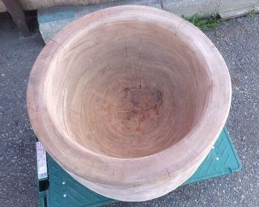 欅の臼 直径 41cm 高さ 43cm