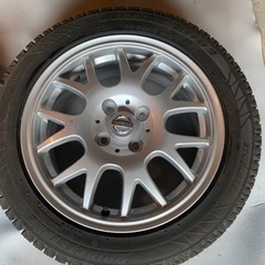 マーチ　K12 AW スタッドレスタイヤ付　2本セット　タイヤ未使用