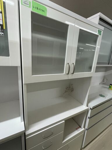 ジモティ来店特価!!　食器棚　ニトリ　ホワイト　J-0622