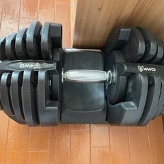 38キロアジャスタブルダンベル2つセット