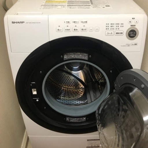 SHARP 洗濯機　ジャストサイズドラム　ES-S7C