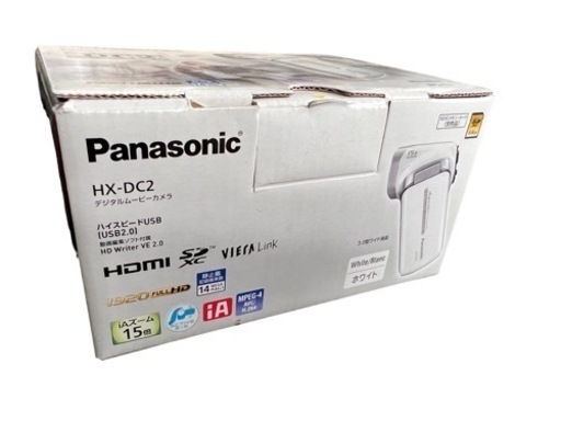 NO.524 【新品未使用】Panasonic デジタルムービーカメラ HX-DC2 ホワイト