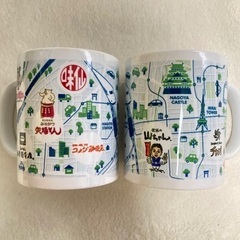 【未使用】名古屋ずらし旅記念マグカップ2個セット