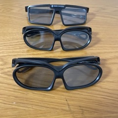 映画鑑賞に　3Dメガネ　３つセット