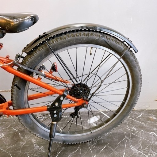 【116】子供用自転車 MTB DRIDE オレンジ 24インチ 変速付き ★整備済み
