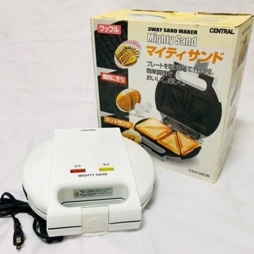 3wayホットサンドメーカー マイティサンド