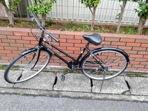 値下げ(chariyoshy出品)trois27インチ自転車ブラック
