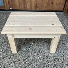 木製　踏み台　テーブル
