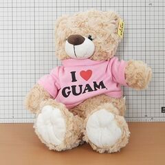 【タグ付き】 I LOVE GUAM・くまのぬいぐるみ テディベ...