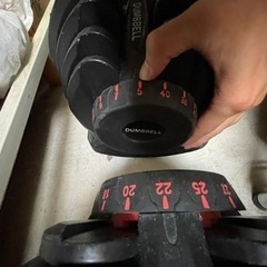 筋トレ　可変式ダンベル40キロ×2 