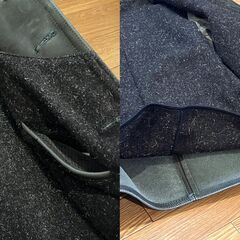 the wyler clothing カーコート チャコールブラック 柔革重厚