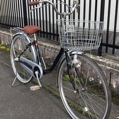 動作・良品＞MIYATA・アルミ26インチ自転車・内装3段変速・鍵付き