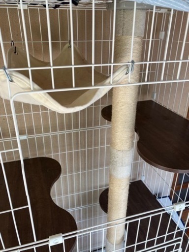 決まりました）猫 ケージ 美品 （引き取り限定）