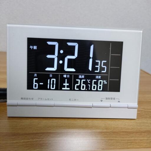 録画用ハードディスクと目覚まし時計