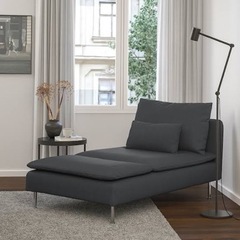 ※8/25まで🙇　IKEA ソーデルハムン 寝椅子2個　ダークグレー