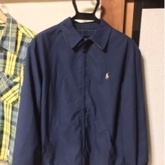 POLO ラルフローレン スウィングトップ  ネイビー　金刺繍