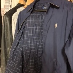 POLO ラルフローレン スウィングトップ  ネイビー　金刺繍