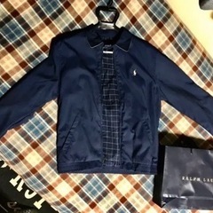 POLO ラルフローレン スウィングトップ  ネイビー　金刺繍