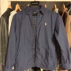 POLO ラルフローレン スウィングトップ  ネイビー　金刺繍