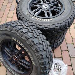 マッドタイヤ　キャラバン　ホワイトレター