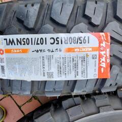 マッドタイヤ　キャラバン　ホワイトレター