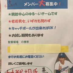 ソフトボールの試合相手大募集中！