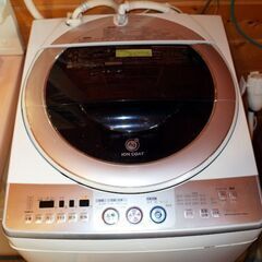 完動品　2009年製　シャープ全自動洗濯機ES-TG820-P（...