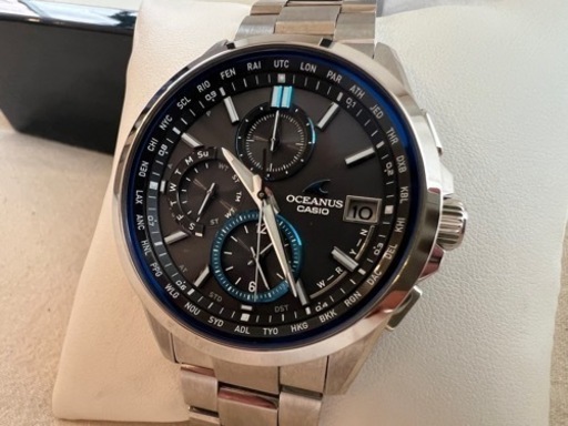 (決まりました！)早い人優先OCEANUS オシアナス OCW-T2600-1AJF カシオ CASIO 電波 ソーラー チタンバンド メンズ 腕時計 ワールドタイム