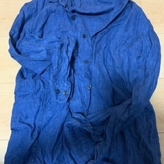 ユニクロ　UNIQLO メンズ　リネンシャツ