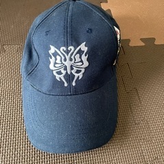 キャップ　作業帽子　未使用　JRA300WINS 綿100% 紺色