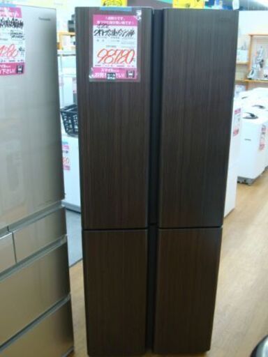 【店頭受け渡し】　AQUA　冷凍冷蔵庫　AQR-TZ42M　420 L　2022年製　中古品　￥98,780