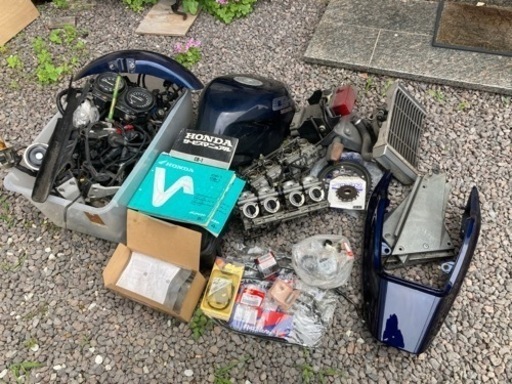 ホンダ ＣＢ-1 不動車２台　大人のプラモデル　書類あり ホンダ CB-1 不動車2台 大人のプラモデル 書類あり