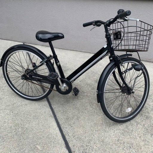 自転車 22インチ 子供用 黒 ブラック 熊本