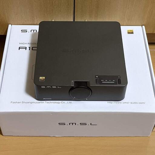 美品! 送料無料! USB/Bluetoothパワーアンプ バナナプラグ対応 付属品完備