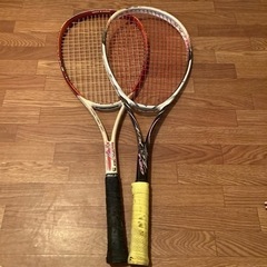 ソフトテニスラケット　2本