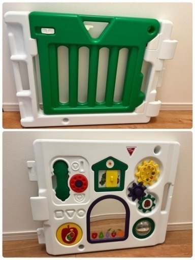 はらぺこあおむし ベビーサークル＋拡張パネル2枚セット