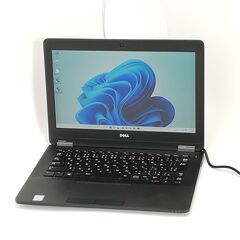 送料無料 高速SSD フルHD 12.5型 ノートパソコン デル E7270 中古美品 第