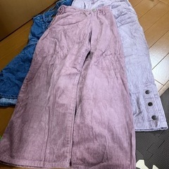 ワイドパンツ　150 セット