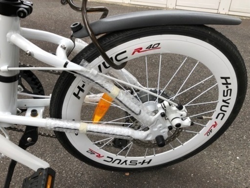 ほぼ新品　折り畳み自転車　　7段変速