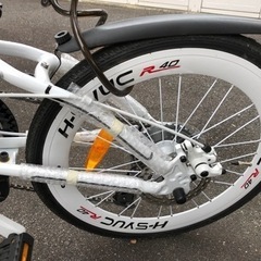 ほぼ新品　折り畳み自転車　　7段変速