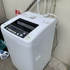 洗濯機あげます　Hisense HW-T55C [簡易乾燥機能付...